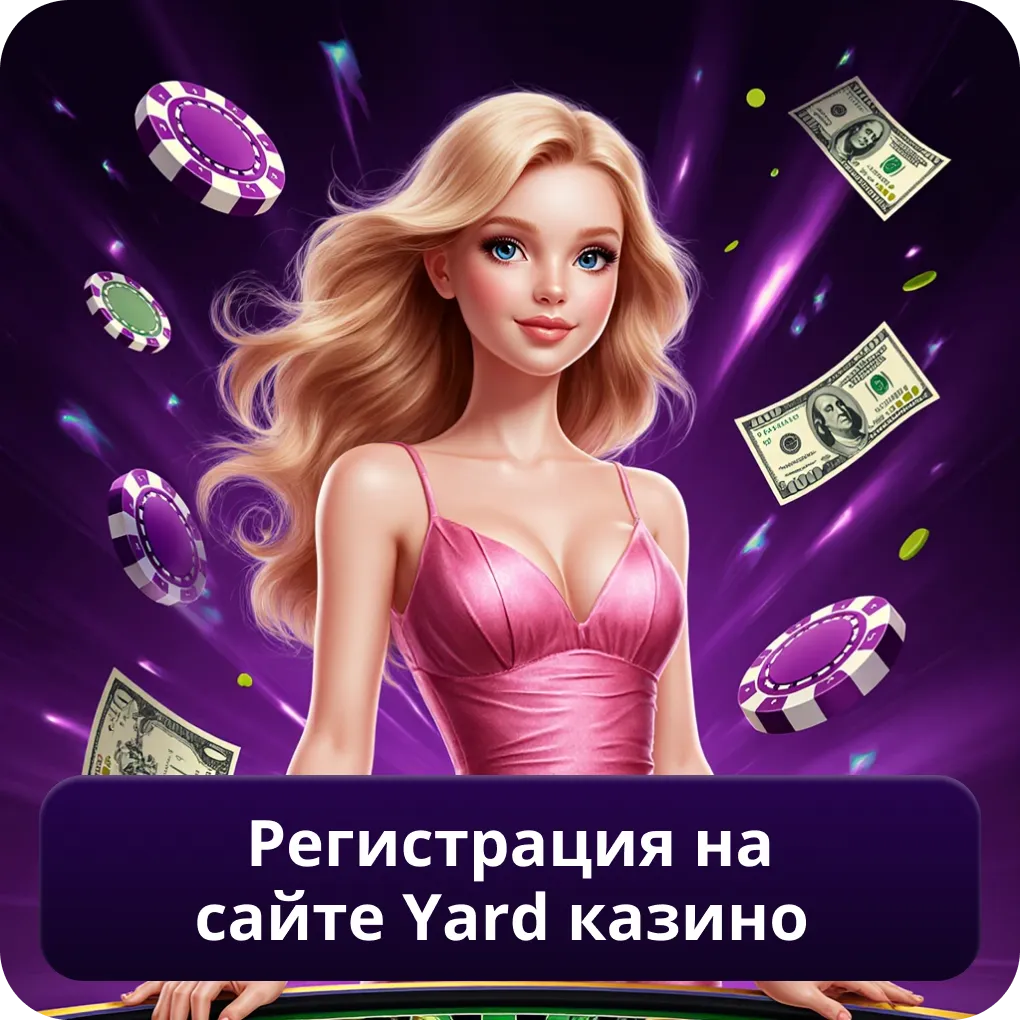 Регистрация на сайте Yard Казино